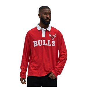 Red Bulls Long Sleeve Polo Shirt